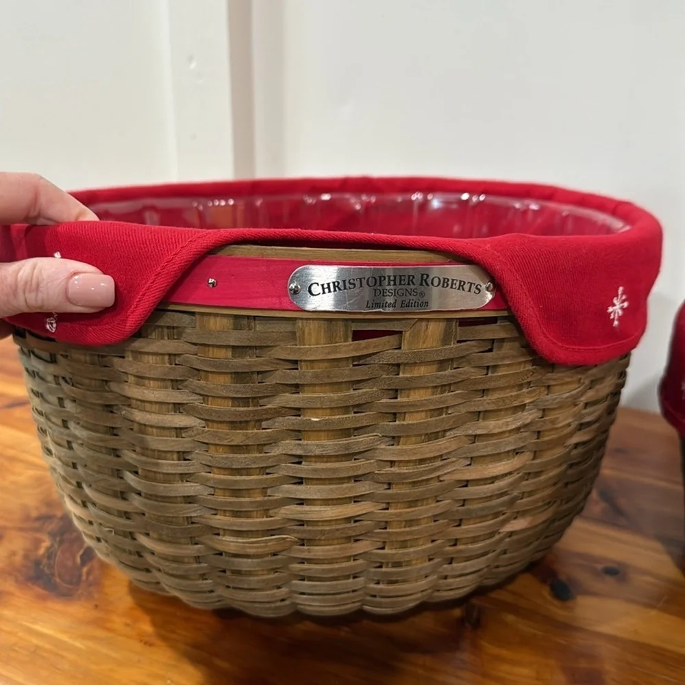 Christopher Roberts Designs Limited Edition Set of 3 Nesting Baskets